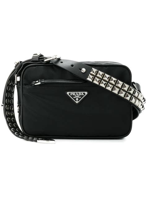 prada studded strap shoulder bag|prada shoulder bag for women.